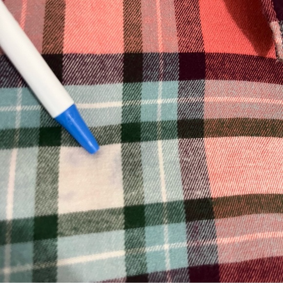 Eddie Bauer Plaid Flannel Button Front Long Sleeve Shirt - Picture 15 of 15